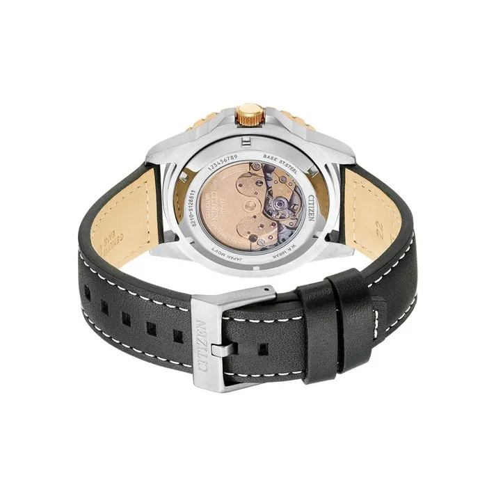 CITIZEN Mechanical Movement Watch 20mm*5mm*5mm Unisex Black Dial NJ0176-10E-1
