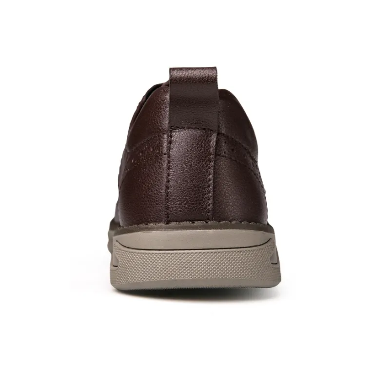 XIMO BULL Dress Shoes Men Low Top Black/Brown-7
