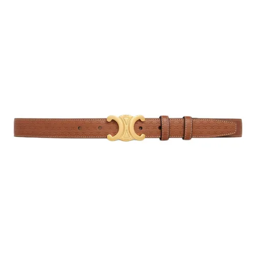 CELINE Leather Belts Women's