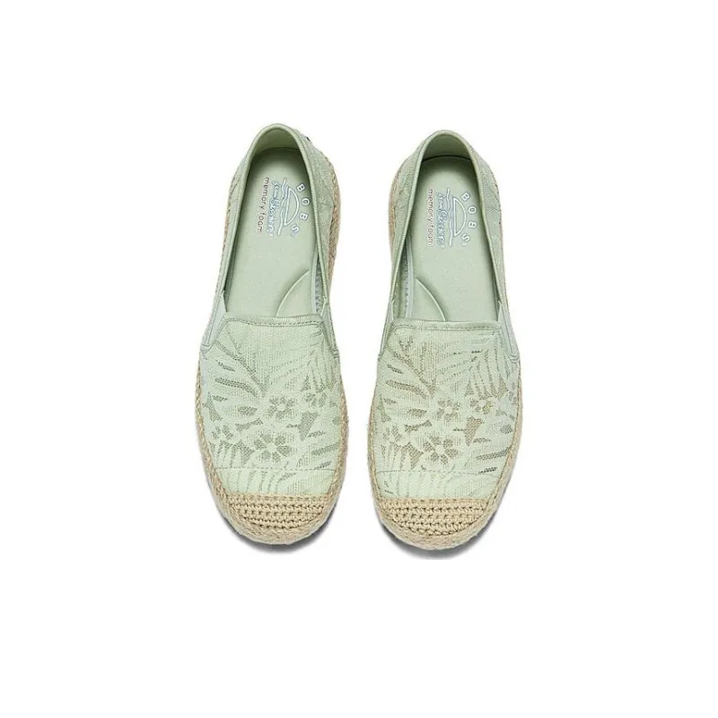 Skechers Anti Slip Wear Resistant Low Top Casual Shoes Women's Mint Green-4