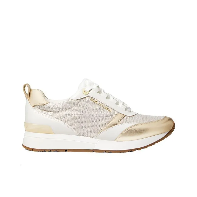 MICHAEL KORS Allie Stride Low-Top Athletic Shoes Women's Light Gold-1