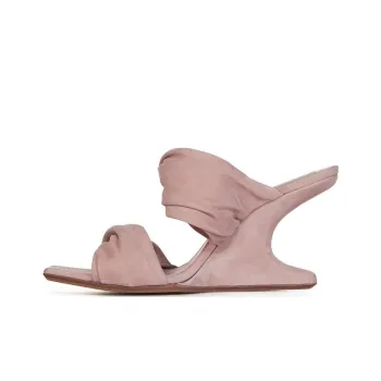 RICK OWENS Cantilever 8 110mm Nubuck Mules