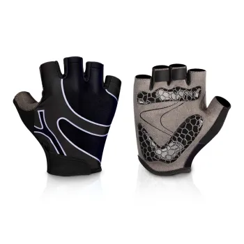Shuosen Cycling Gloves Equipment Highway, Mountain, Bike Unisex Thickened SBR Palm Pad, Lycra Fabric, Microfiber