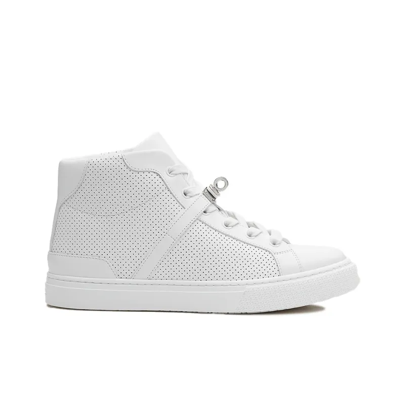 HERMES Daydream High Top Stylish Skateboarding Shoes Women's White-1