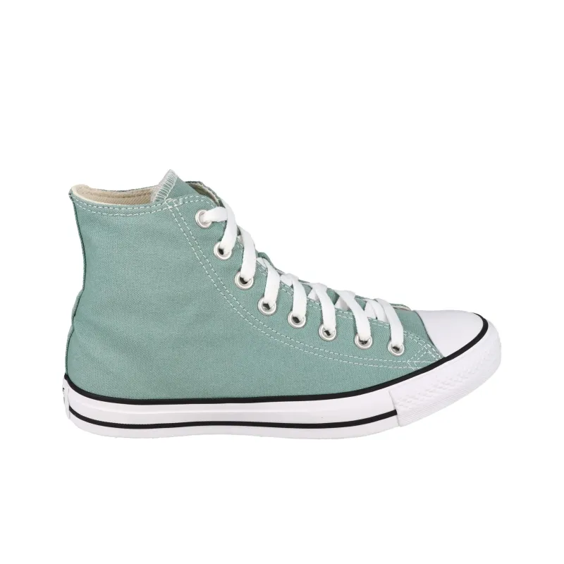 Converse Chuck Taylor All Star Anti Slip Wear Resistant High Top Canvas Shoes Unisex Green White-1