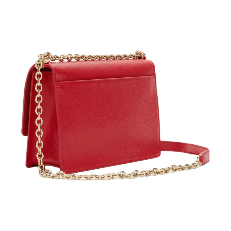 Furla 1927 Collection Leather Shoulder Bag, Crossbody Bag Trumpets Women's Venetian Red-1