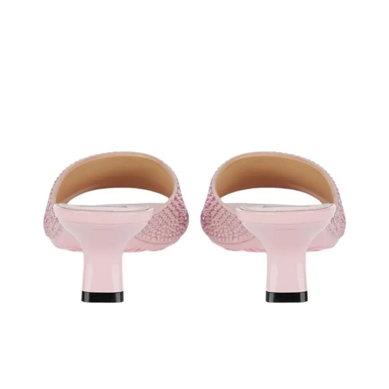 LOEWE Petal 50mm Rhinestone-embellished Mules-3