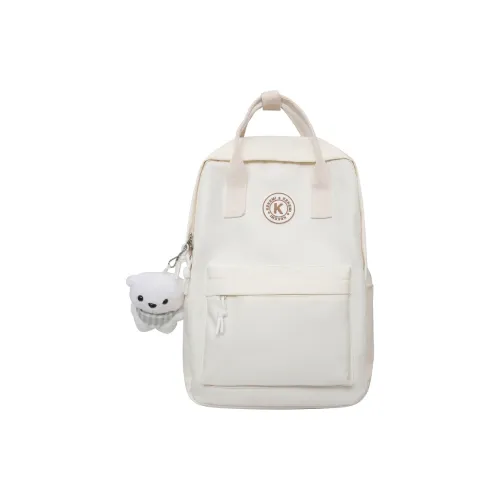 FAMAN Nylon Backpack Regular Women's Black/Pink/Yellow/White/Blue