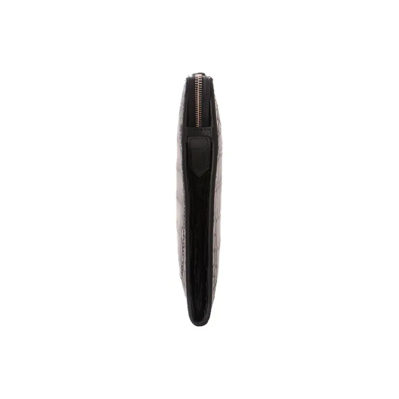 MONTBLANC Meisterstuck Leather Clutch Men's Black-4