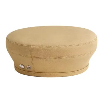 HERMES Cotton Berets Women's Beige