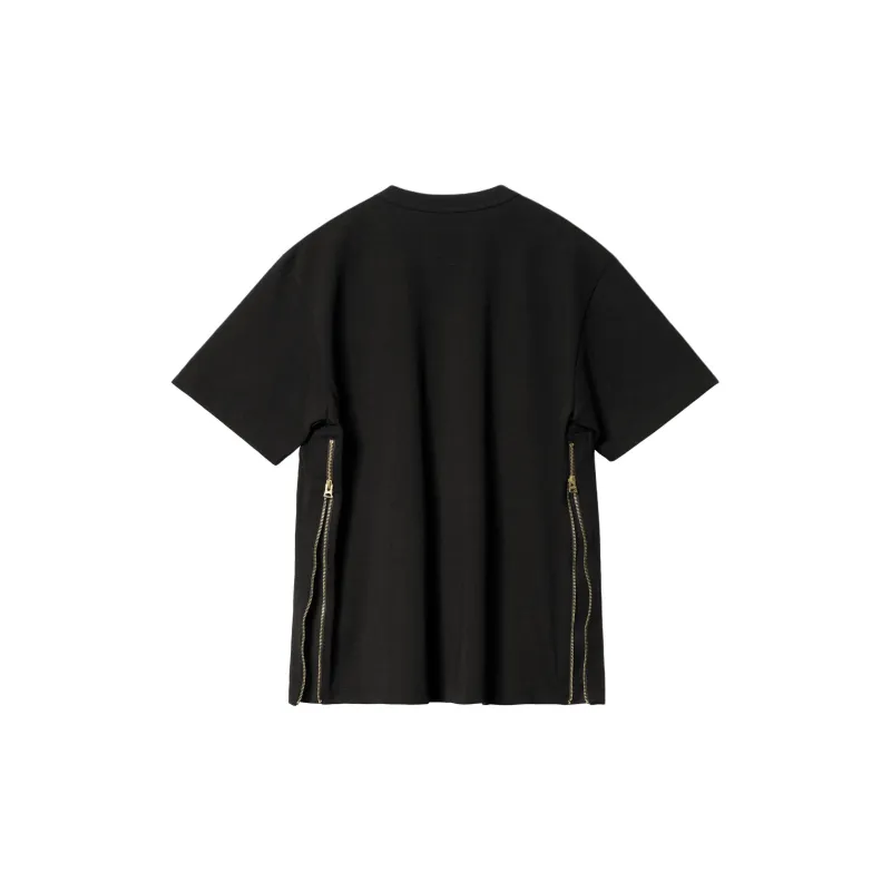 Carhartt Wip X Sacai Carhartt WIP Co branded SS24 T Shirts Unisex Black-1