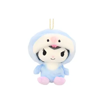Sanrio Kuromi Parrot Headpiece Pendant Dolls Plush Pendant Small Size High