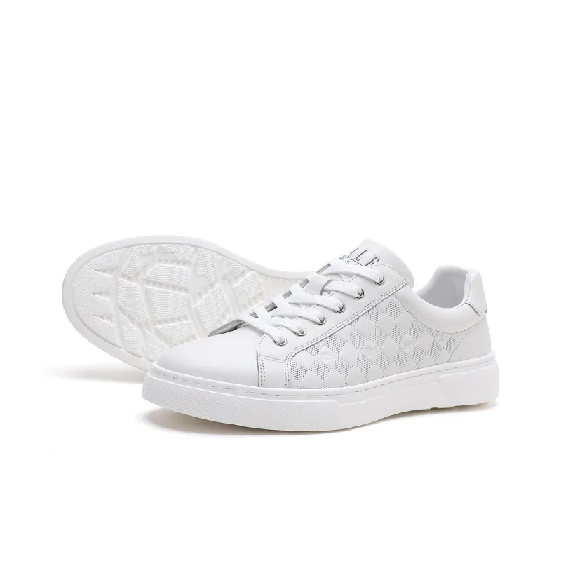 ELLE HOMME Wear Resistant Slip Resistant Low Top Stylish Skateboarding Shoes Men's-2