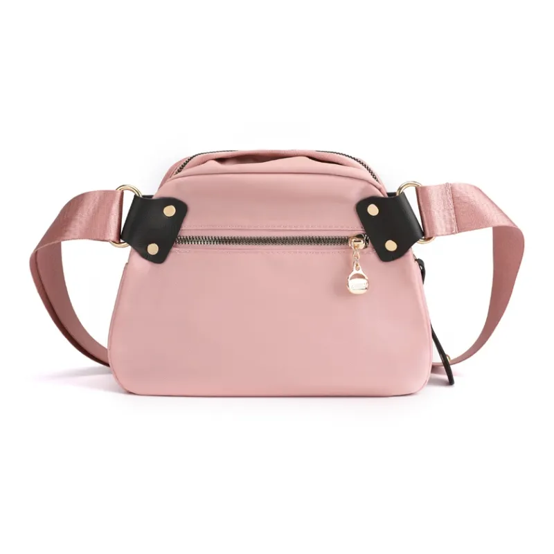 Parker Bear Nylon Fabric Crossbody Bag Regular Unisex Multicolor-3