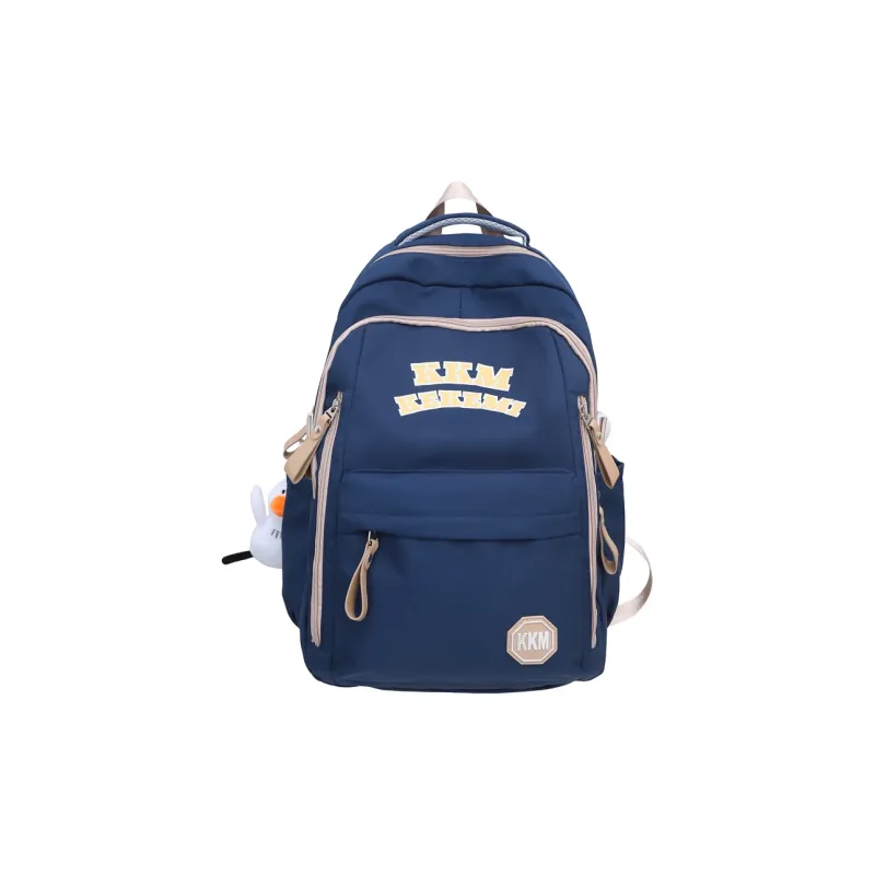 FAMAN Nylon Backpack Women's Black/Green/White/Blue/Red-11