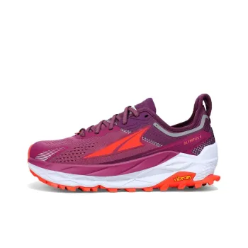 Altra Olympus 5 Cushioning Anti-Slip And Wear-Resistant Low-Top Running Shoes Women's Purple Orange White