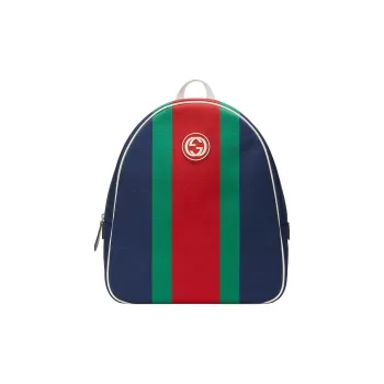 GUCCI Canvas Backpack Kids' Dark Blue