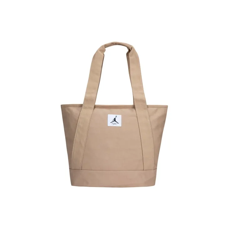 Jordan 100% Cotton Totes Handbags Regular Unisex Beaver Brown-0