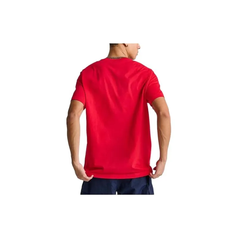 Nike T Shirts Men Red-1
