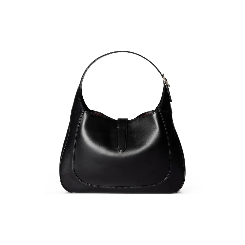 GUCCI Jackie 1961 Leather Handbag, Shoulder Bag Women's Black-4