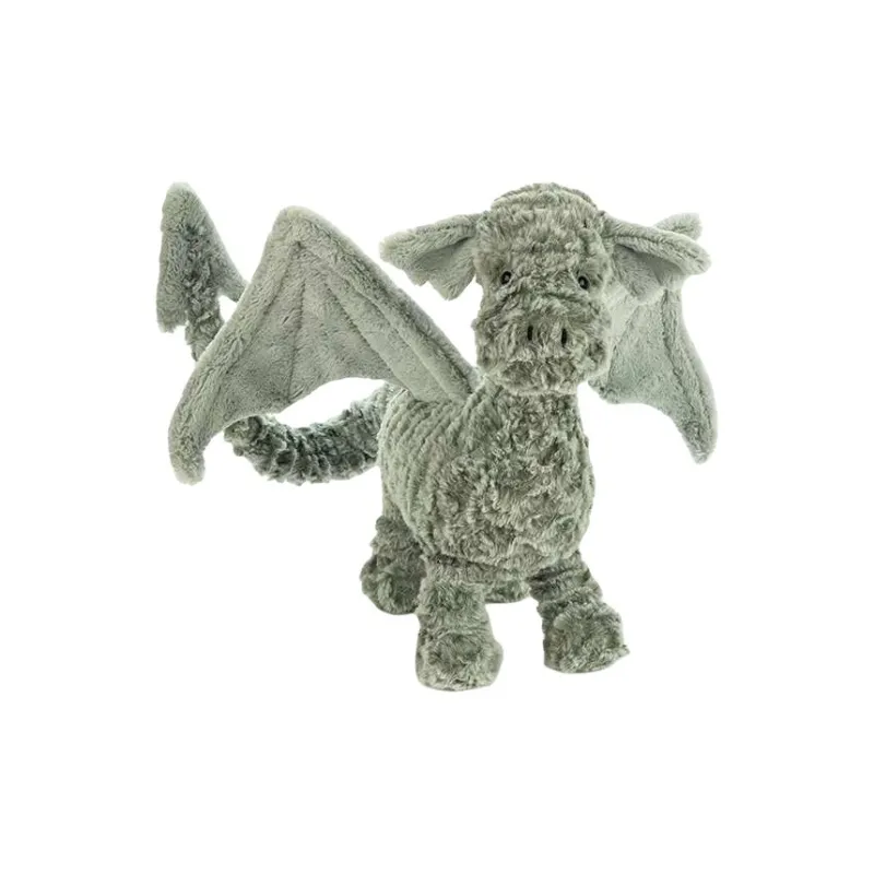 JELLYCAT Mythical Animal Collection Drake Green Wings Dolls Plush Doll 17cm/33cm/38cm Height-1
