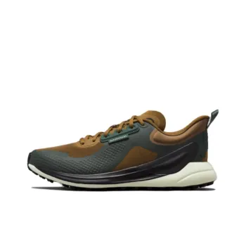Lululemon Blissfeel Trail Cushioning Slip Resistant And Abrasion Resistant Low Top Running Shoes Women's Brown Green