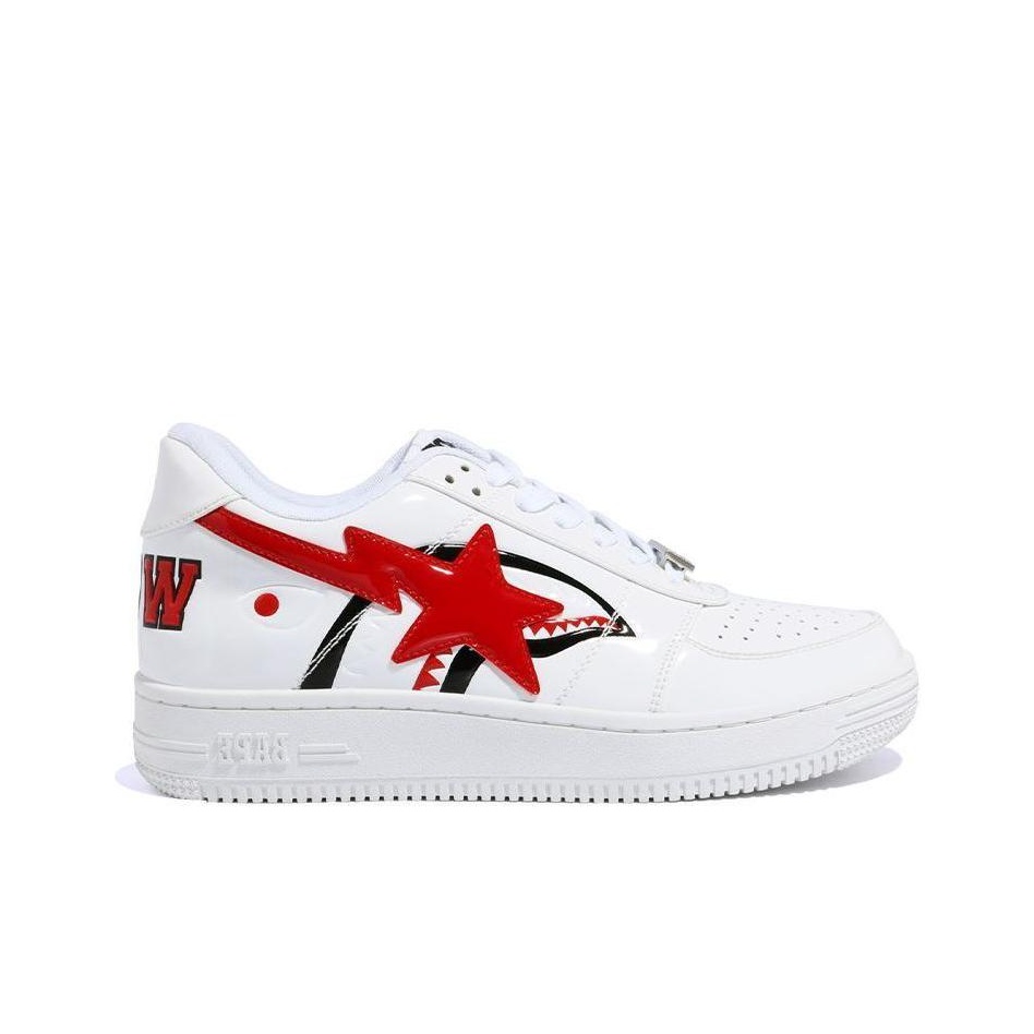 BAPE A BATHING APE Bape Sta Low Shark White