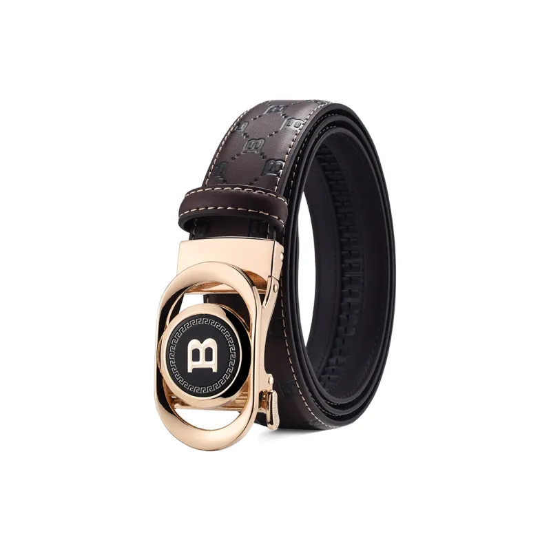 Old Man's Head Cow Split Leather Leather Belts Men's 3.5cm-1