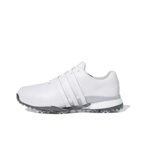 Adidas Tour360 24 Wide Golf Cloud White Silver Metallic