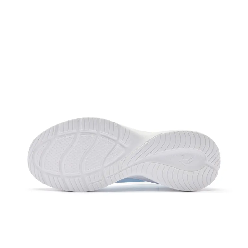 QIAODAN Light LITE Breathable Lightweight Low Top Sprint Running Shoes Women's White Purple-4