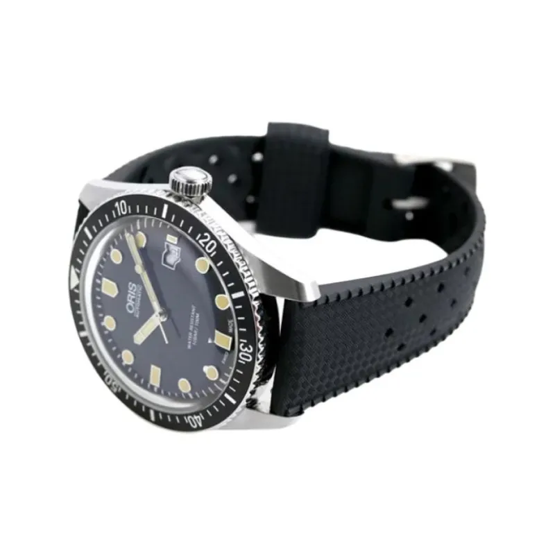 Oris Automatic Mechanical Movement Men's Watches Watch 42mm Blue Dial Steel Case Steel Strap 733.7720.4054M-3