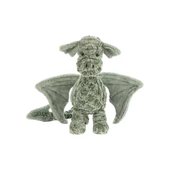 JELLYCAT Mythical Animal Collection Drake Green Wings Dolls Plush Doll 17cm/33cm/38cm Height