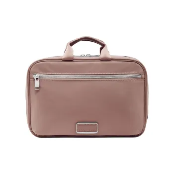TUMI Voyageur Nylon Handbag Makeup Bag Women's Pink