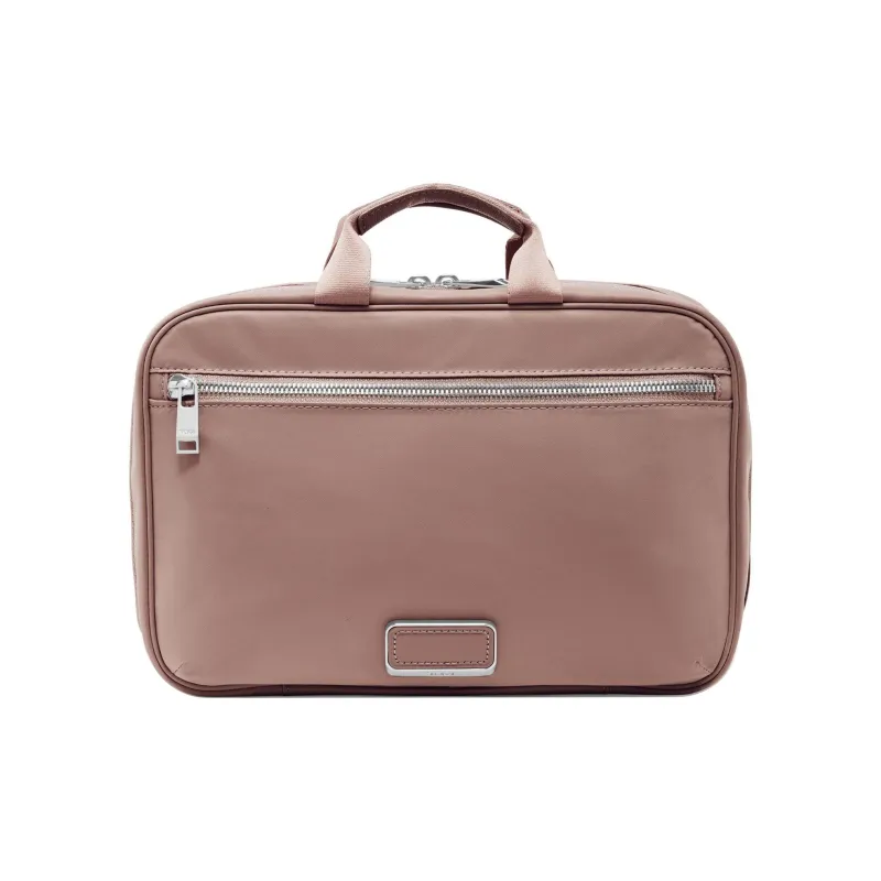 TUMI Voyageur Nylon Handbag Makeup Bag Women's Pink-0