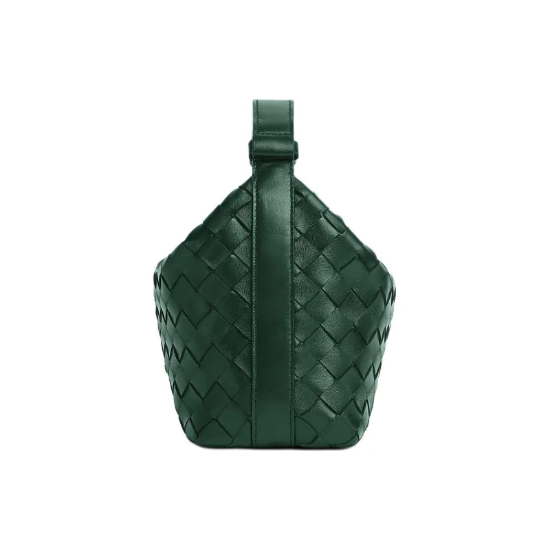 Bottega Veneta Cow Leather Handbag Shoulder Bag Mini Women's Emerald-1