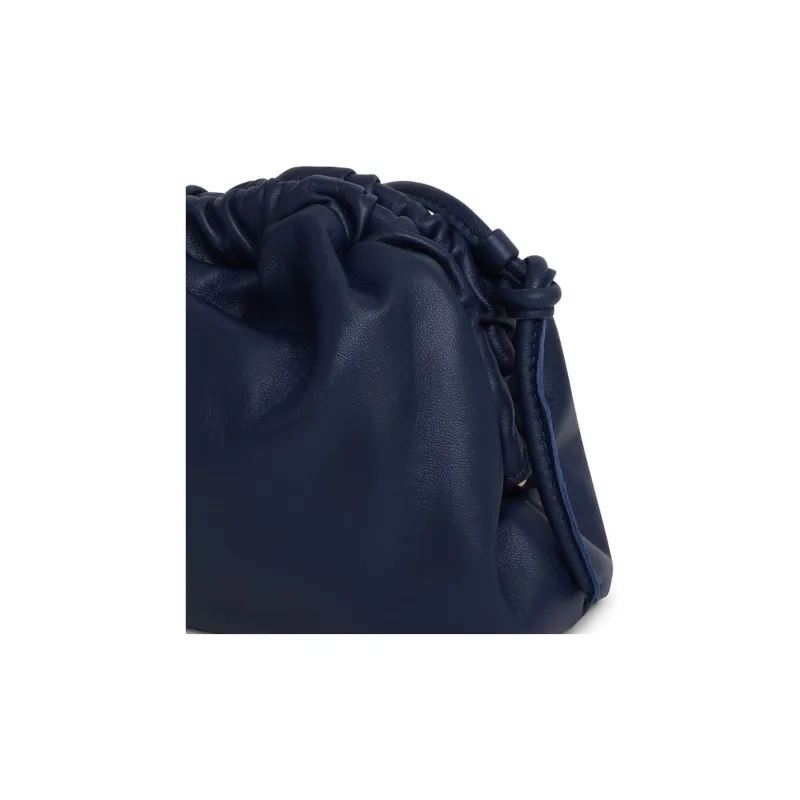 MANSUR GAVRIEL Cow Leather Cloud Bag Crossbody One Shoulder Clutch Mini Women's Marine Blue-3