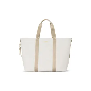 TUMI Elastic Nylon Tote Bag Shopping Bag Handbag Large Size Women's White