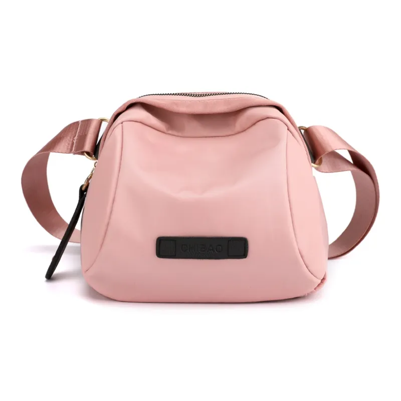 Parker Bear Nylon Fabric Crossbody Bag Regular Unisex Multicolor-0