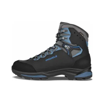 Lowa Camino Evo GTX Cushioning Wear-Resistant High-Top Hiking/Trekking Shoes Men's Black Blue