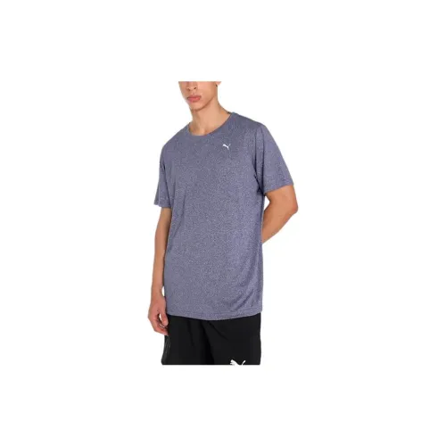 PUMA Performance Heather T-Shirts Men Light Purple