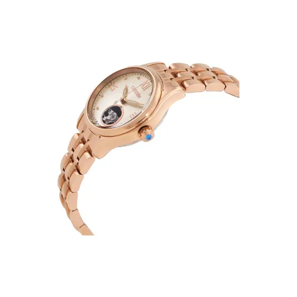 CITIZEN Automatic Mechanical Movement Stainless Steel Strap Watch Women's Watch Gold Dial PR1043 80P-3