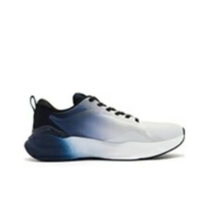 QIAODAN Boundless 5SE Cushioning Wear Resistant Low Top Running Shoes Men's Silver Blue-1