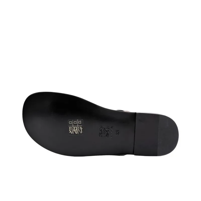 LOEWE Dice Stylish Sandals Women's Brown-4