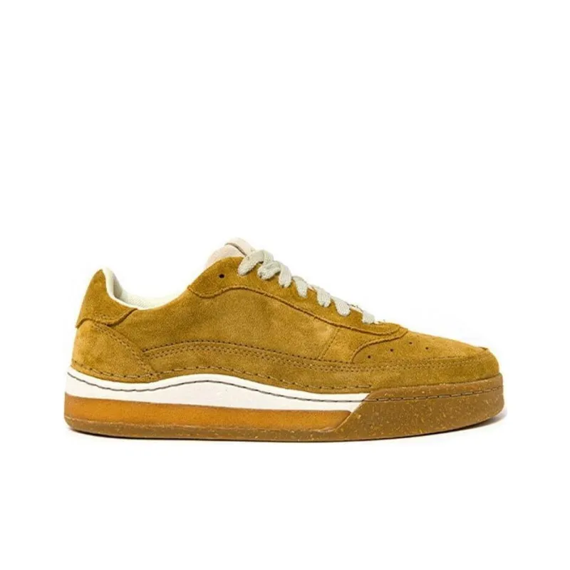 Clarks Stylish Skateboarding Shoes Men's Burnt Yellow-1