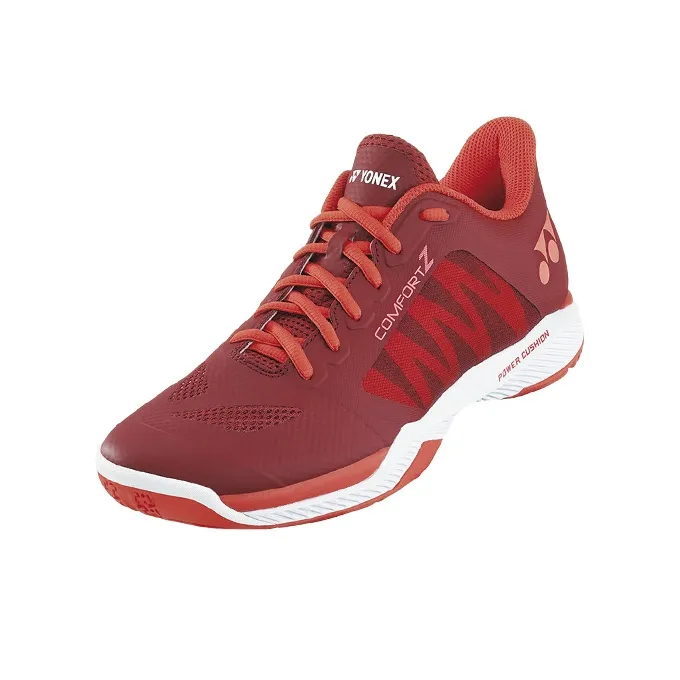 YONEX Power Cushion Comfort 3 Cushioning, Slip Resistant, Breathable, Lightweight Low Top Badminton Shoes Men's Red-2