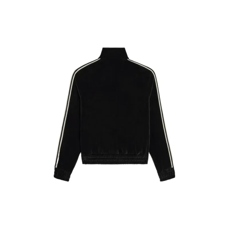 CELINE Velvet Jersey Tracksuit Jacket-1