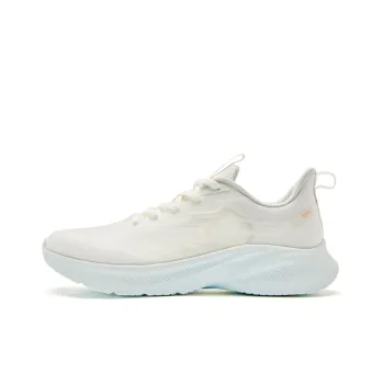 QIAODAN Light LITE Breathable Lightweight Low-Top Running Shoes Women's White Green
