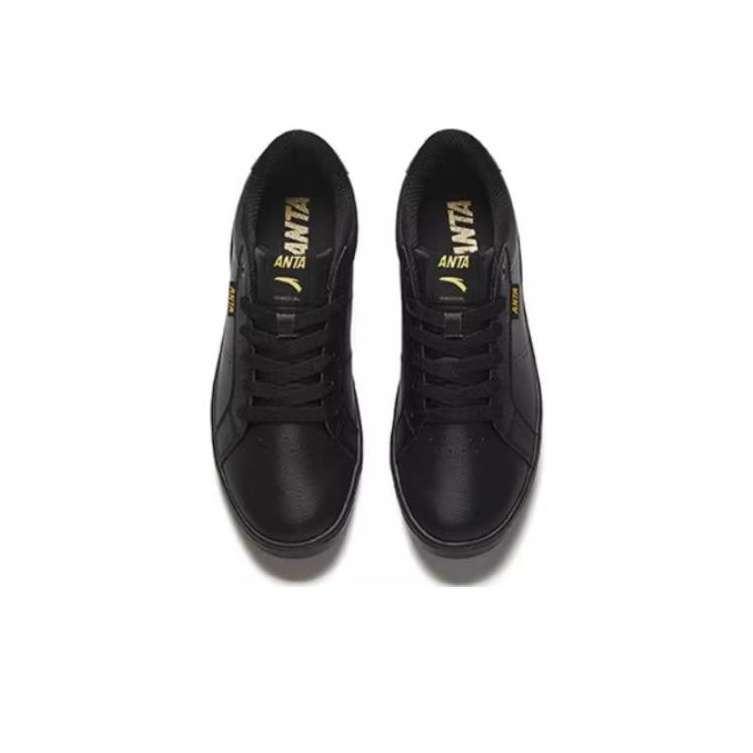 ANTA Skateboard Shoes Men Low-Top Black - POIZON ANTA Skateboard Shoes Men Low-Top Black - POIZON