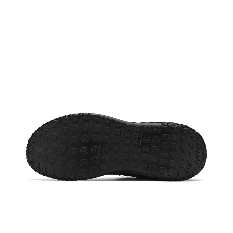 Binary Slip Resistant, Abrasion Resistant, Lightweight Low Top Casual Shoes Men's Black-5