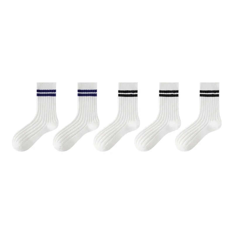 MIIOW Mid Calf Socks Men's 5 Pack-1